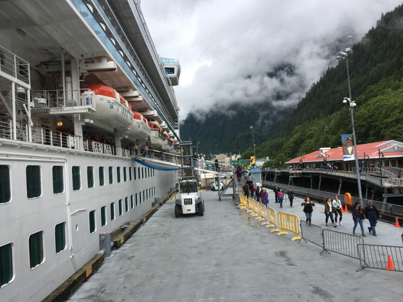 7月10日(月)最初の寄港地ジュノーでどしゃ降り氷河見学。:2018ルビープリンセスアラスカクルーズ9_f0054556_08243190.jpg