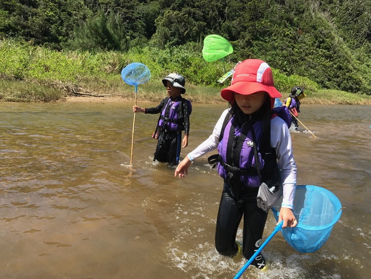 わんぱく冒険学校B〔１日目〕最初の冒険は川遊び！海の近くから上流に向かって探検、エビやウナギを探そう！_d0363878_14553328.jpg