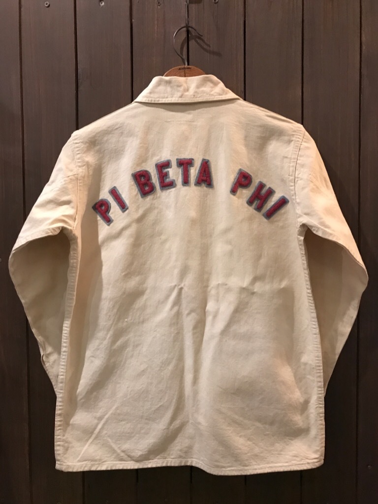 神戸店8/2(水)ヴィンテージ入荷! #4 30\'s Fraternity White Cotton JKT! WorkItem!!!_c0078587_14213886.jpg