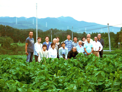 無農薬・無化学肥料で育てる「菊池水源産エゴマ」 平成29年度の黒エゴマ定植の様子_a0254656_17565405.jpg