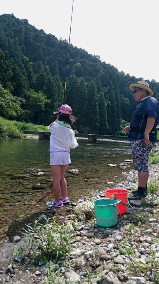 プチ美山塾(/・ω・)/魚釣り初心者講習会　～　メガネのノハラ　イオン洛南店　鮎釣り　友釣り　美山川　ひまわり囮　～_c0221718_19292924.jpg