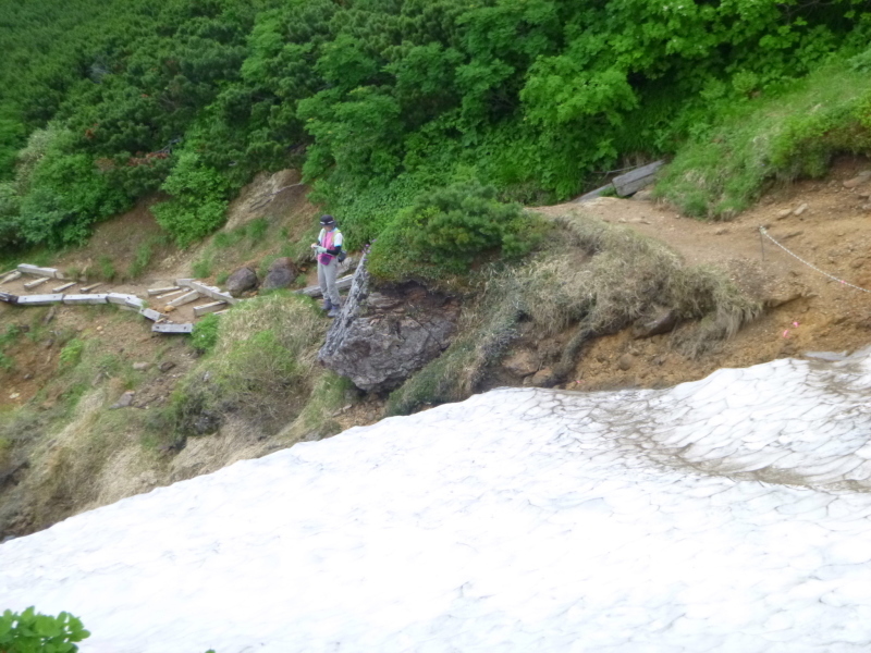 花の百名山　富良野岳 (1,912.1M)  　山頂を目指す　NO 1_d0170615_13280474.jpg