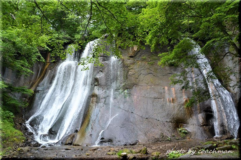 暑中お見舞い 鱒見の滝 北海道photo一撮り旅 暑中お見舞い 鱒見の滝 北海道photo一撮り旅