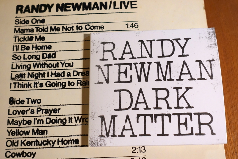 New Disc : Randy Newman \"The Dark Matter\"_d0010432_23112482.jpg