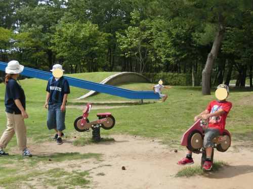 庄内空港公園で遊んだよ 汗びっ しょり 笑顔いっ ぱい ハウスカ