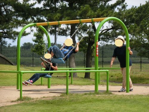 庄内空港公園で遊んだよ 汗びっ しょり 笑顔いっ ぱい ハウスカ