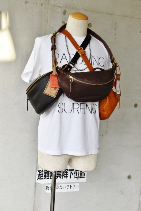 3色・揃いました。。。夏の軽装のお伴に(^^♪ SLOW FUNNY BAG_d0152280_15251086.jpg