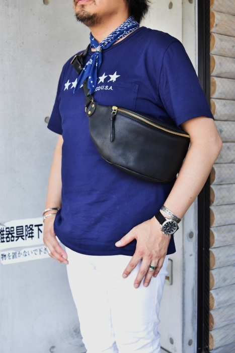 3色・揃いました。。。夏の軽装のお伴に(^^♪ SLOW FUNNY BAG_d0152280_16461798.jpg
