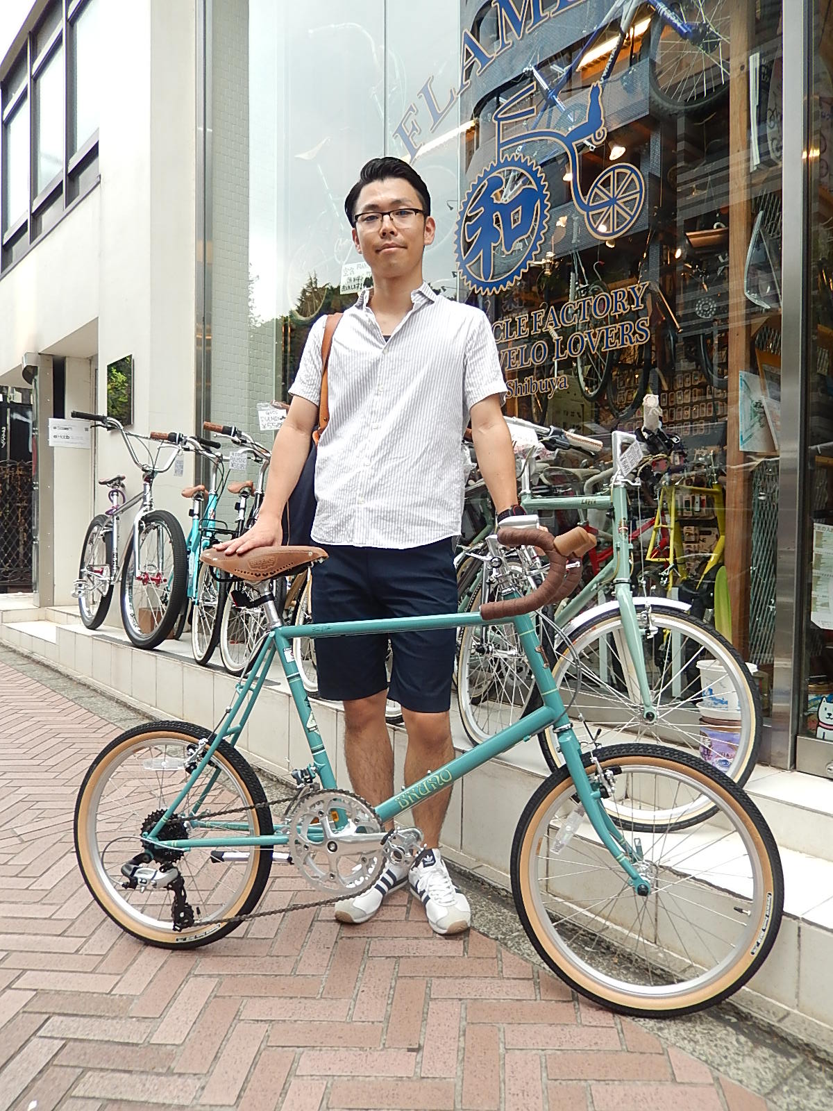 8月5日　渋谷　原宿　の自転車屋　FLAME bike前です_e0188759_1813145.jpg
