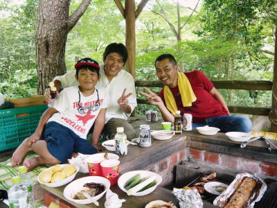 菊池水源の夏満喫!バーベキューに川遊び、そして井手ベンチャー!!_a0254656_19425531.jpg