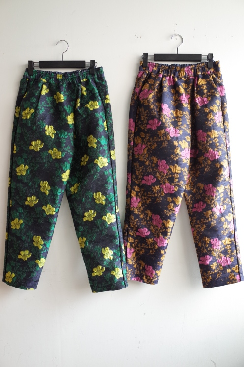 QUINOA BOUTIQUE★フラワージャガードサテンPants★_e0269968_18471494.jpg