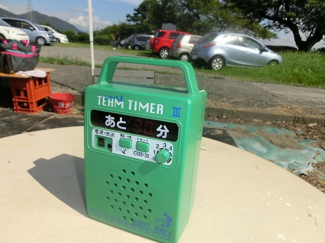猛暑の中、第22回 富士市ジュニアゲートボール大会in雁公園_f0141310_07213586.jpg