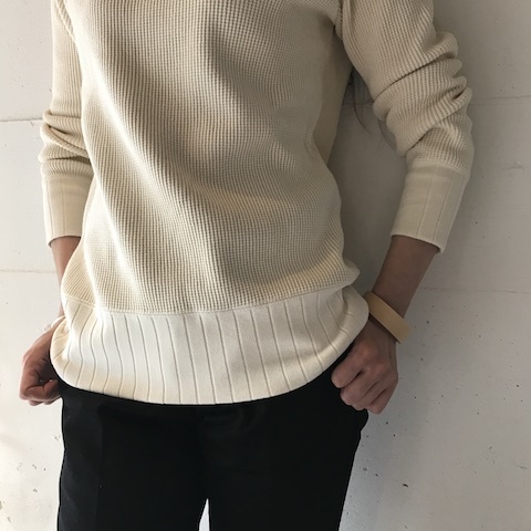 ナチュラル　の　ハイネック　Nigel Cabourn_d0364239_18530825.jpg