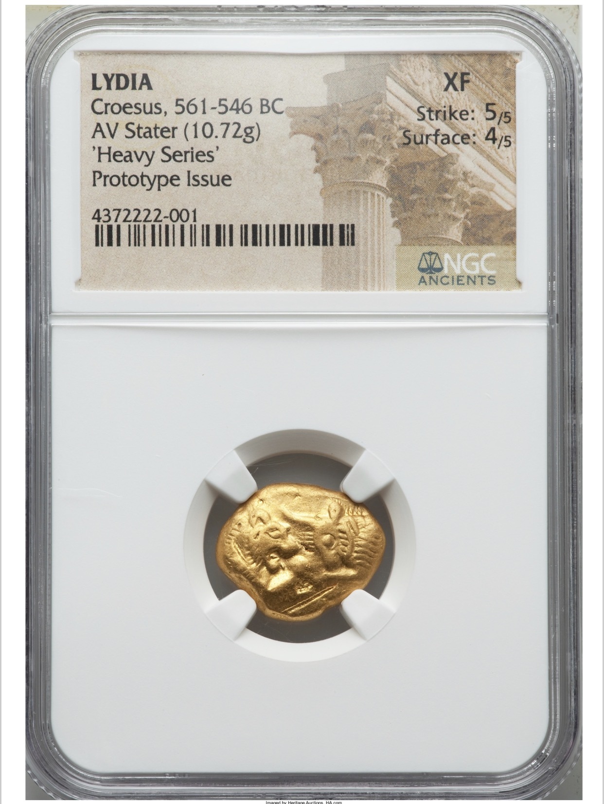 世界初純金金貨 Croesus王 My GEM MS_d0357629_12112252.png