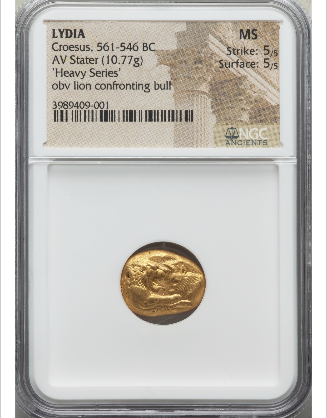 世界初純金金貨 Croesus王 My GEM MS_d0357629_12115254.png