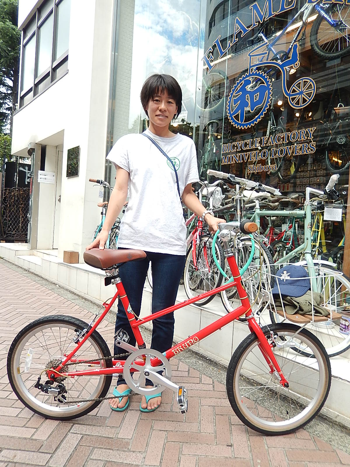 8月8日　渋谷　原宿　の自転車屋　FLAME bike前です_e0188759_18254596.jpg
