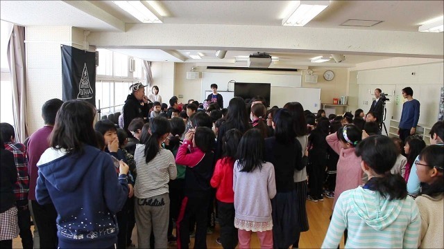 【おとどけアート×深澤孝史 西岡小学校】ダンスパーティー_a0062127_10503001.jpg