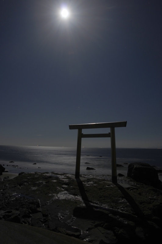 月夜の海 なかちゃんphoto