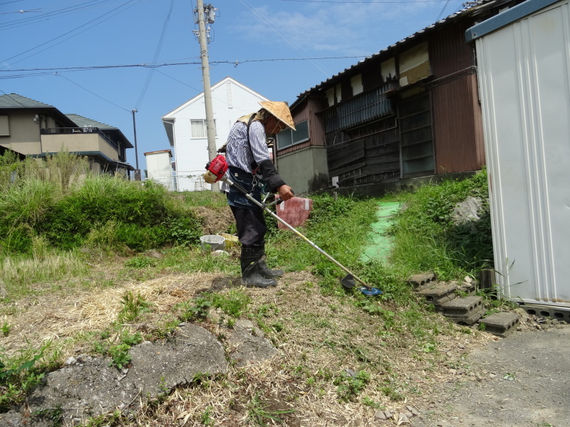 我が家でも草刈りだ！_c0108460_16505079.jpg