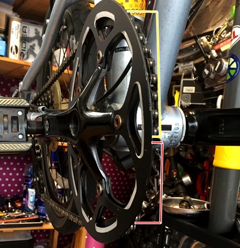 DAHON SOS外し 内装3s リアホイール シフター 散らから クランク