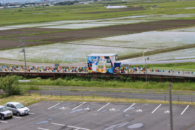 田んぼアート駅　　（青森県）_b0209137_09552929.jpg