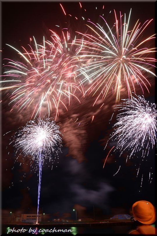 第45回いわない怒涛まつり 2 花火大会 北海道photo一撮り旅