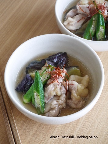 茄子と鶏もも肉の治部煮_f0361692_17165077.jpg