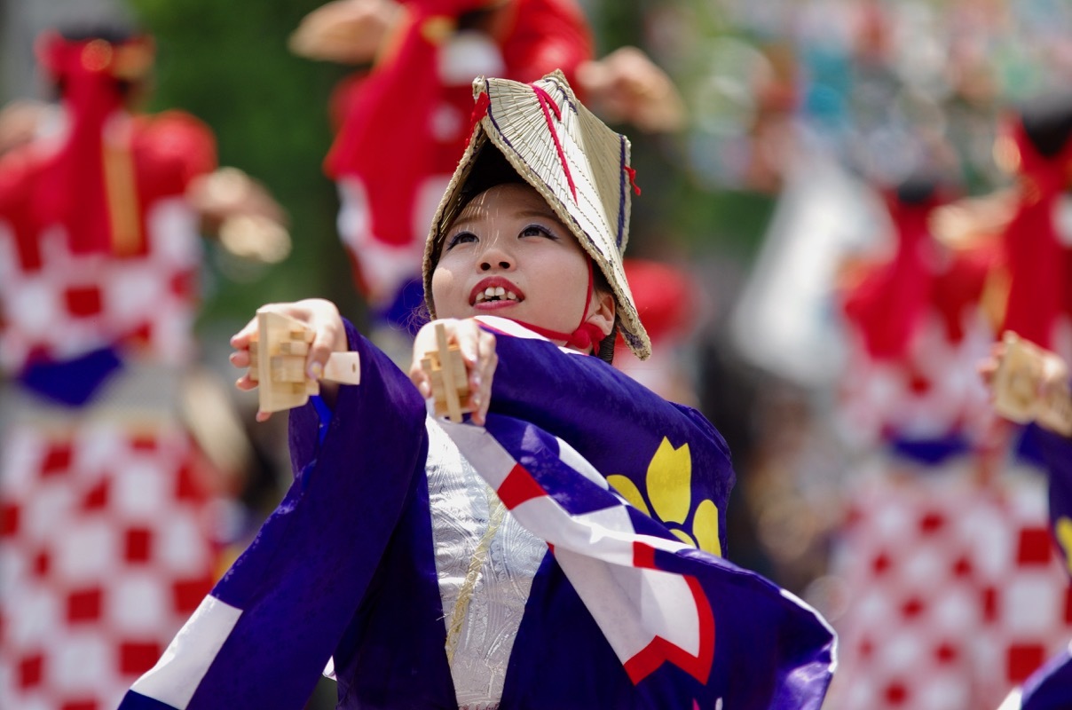 ２０１７高知よさこい祭り本番１日目その３（十人十彩その２）_a0009554_17000598.jpg