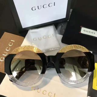 2017新作 偽物グッチ サングラス GUCCI 可愛いお マルチカラー 丸眼鏡_d0344694_10490754.jpg