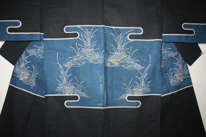 古布　木綿　被衣　Japanese Antique Textile Katsugi Cotton_c0325097_10525096.jpg