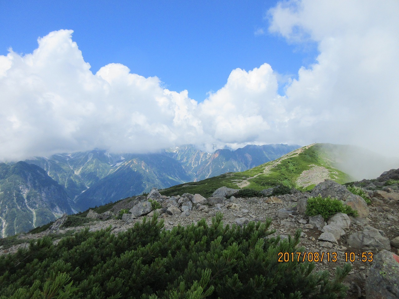 上高地～蝶ヶ岳～徳本峠～上高地（１）_e0171018_12472815.jpg