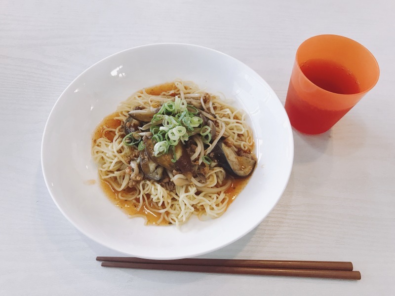 ひだまり工房 昼食:麻婆焼きそば_c0357519_12231343.jpg