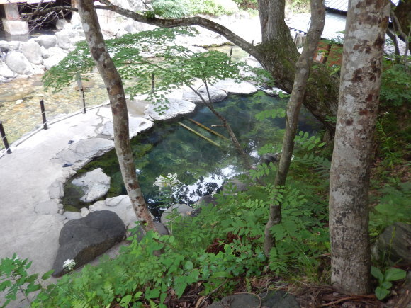 谷川岳ロープウェイと大露天風呂の宝川温泉夏の旅5　宝川温泉の大露天風呂_a0226627_15511006.jpg