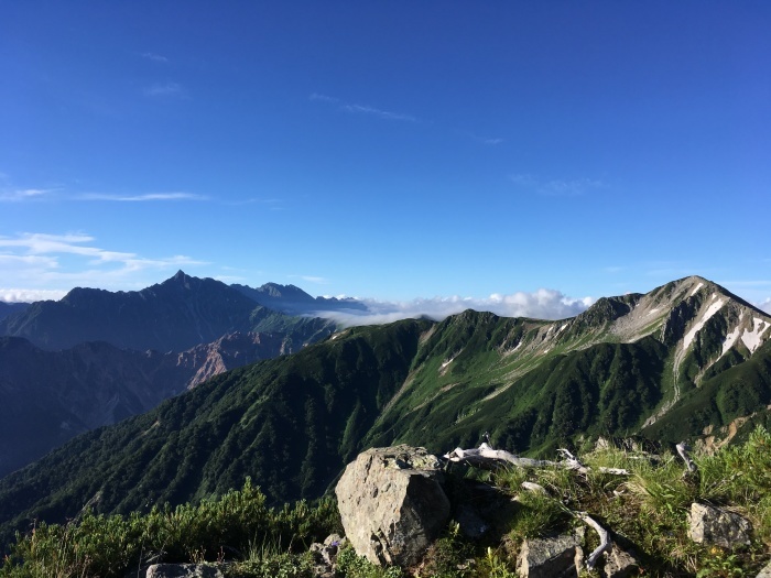 2017.8.11-13 夏の北アルプスハイク3days day3(三俣山荘-高瀬ダム)_b0219778_19505973.jpg