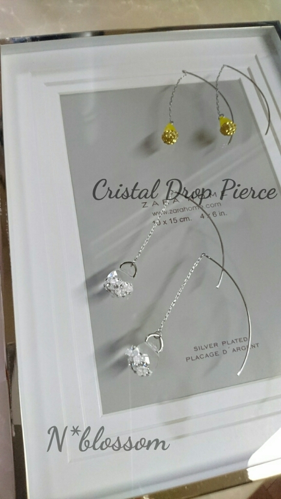 Cristal Drop Pierce_d0352687_19395409.jpg