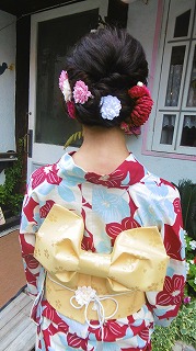 夏イベントに浴衣姿で_a0123703_1922465.jpg
