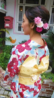 夏イベントに浴衣姿で_a0123703_1922677.jpg