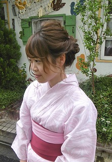 夏イベントに浴衣姿で_a0123703_1952979.jpg