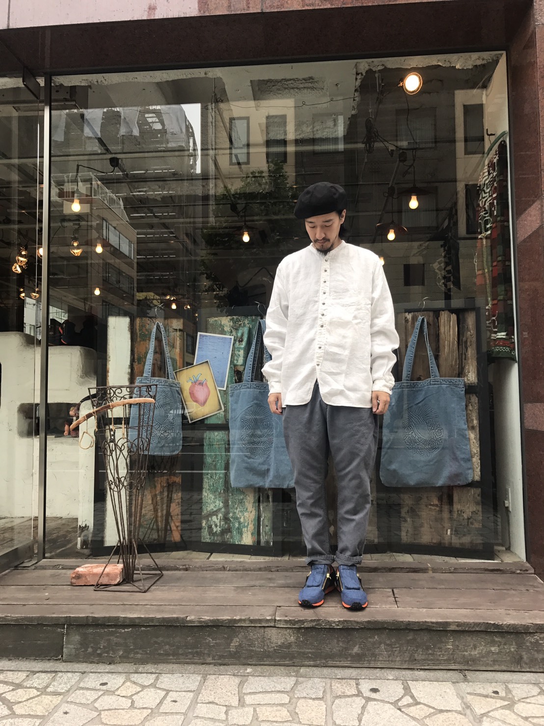 ガーゼリネンヘリンボンスタンドペニーシャツ : SAPPORO STAFF BLOG ガーゼリネンヘリンボンスタンドペニーシャツ : SAPPORO STAFF BLOG