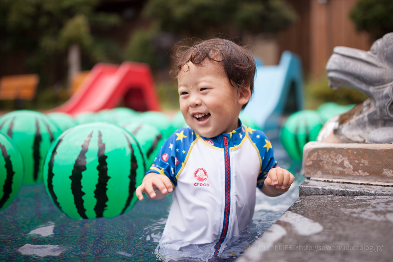 真夏日だけど温泉プールへ_c0369219_22072861.jpg