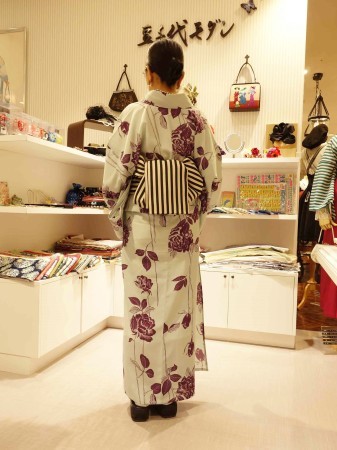 浴衣薔薇*お客様コーディネート紹介_e0167832_20005636.jpg