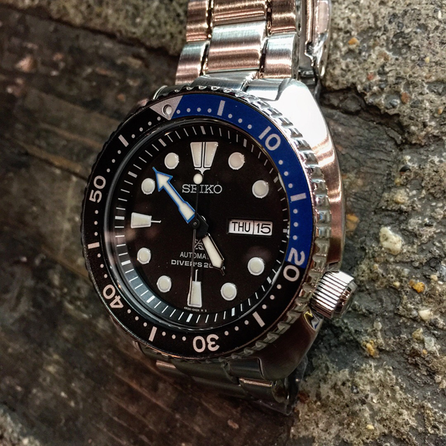 時計　ダイバーズ　MOD セイコ　バットマン Seiko GMT MOD Batman NH34 2024 -