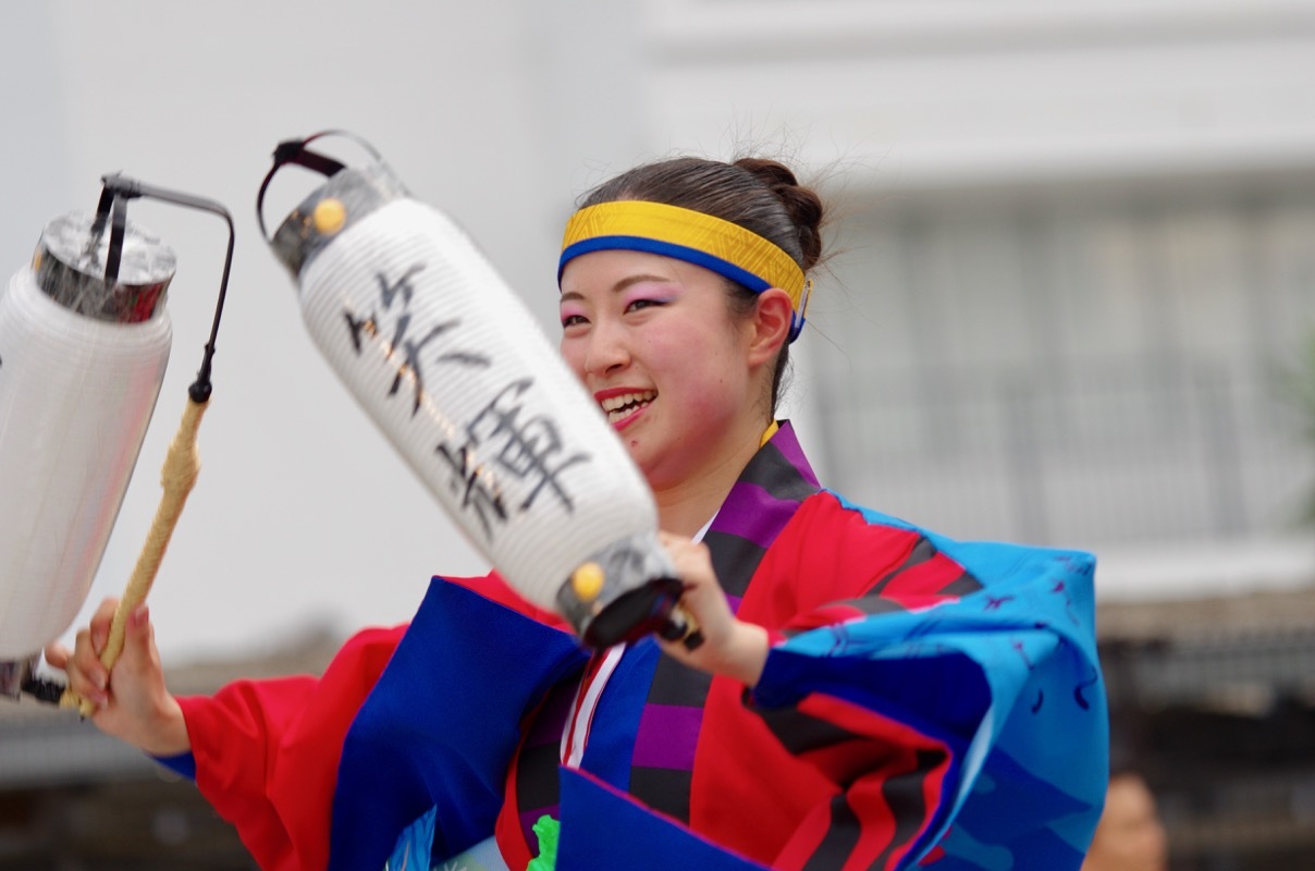 ２０１７高知よさこい祭り本番１日目その２８（よさこいち〜夢　笑輝）_a0009554_22020204.jpg