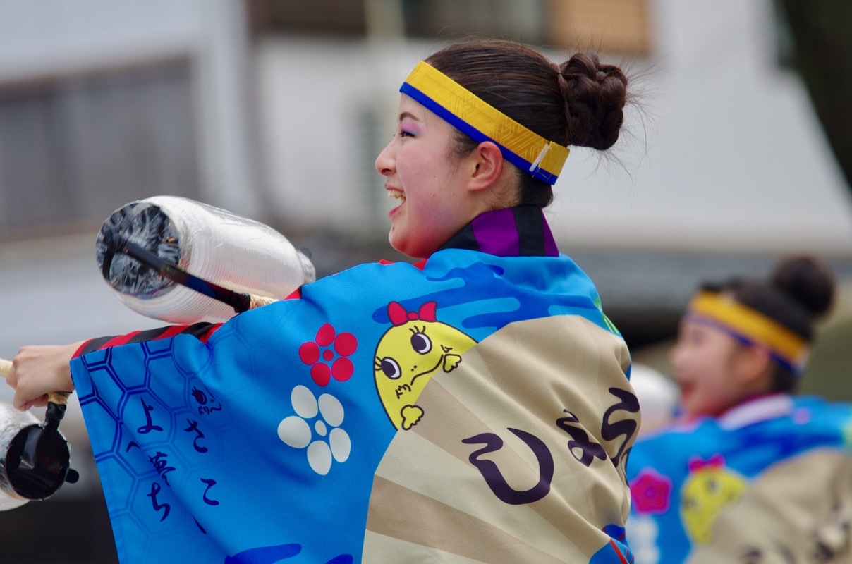 ２０１７高知よさこい祭り本番１日目その２８（よさこいち〜夢　笑輝）_a0009554_22033063.jpg