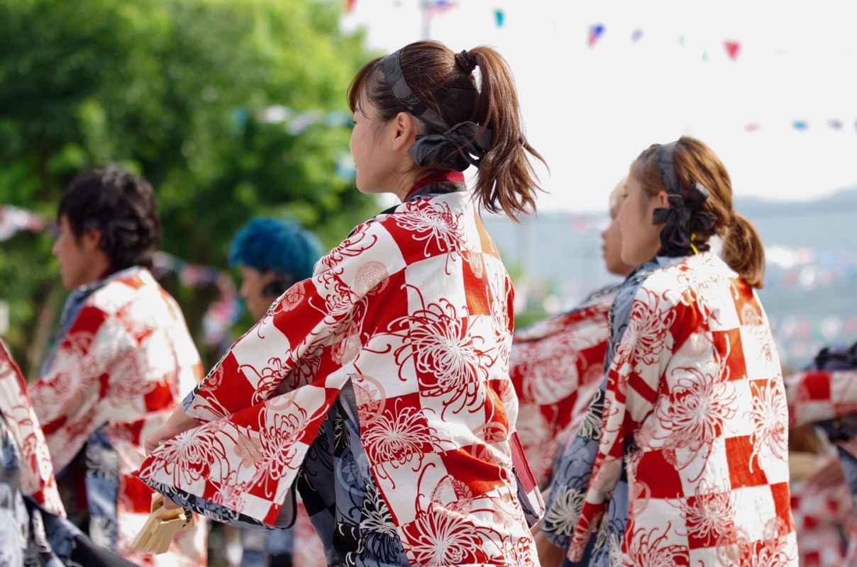 ２０１７高知よさこい祭り本番１日目その３３（京都チーム「櫻嵐洛」）_a0009554_23154955.jpg