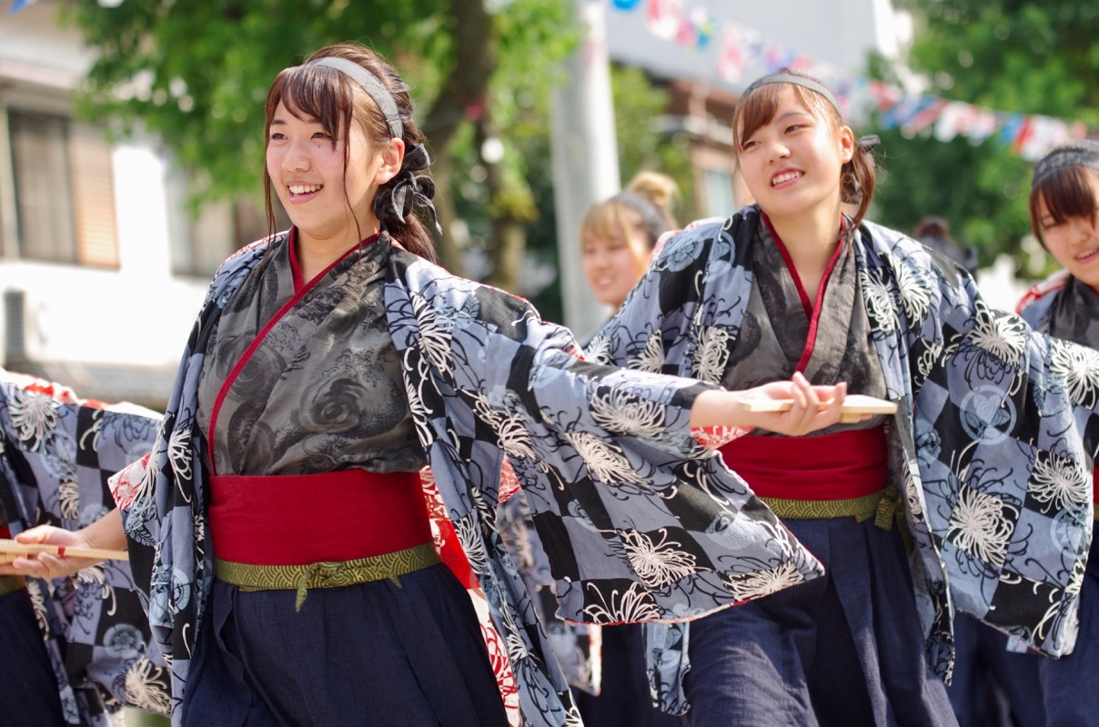 ２０１７高知よさこい祭り本番１日目その３３（京都チーム「櫻嵐洛」）_a0009554_23244673.jpg