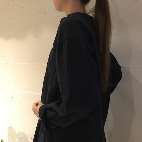 コットンネル バンドカラーシャツ COMOLI_d0364239_16281376.jpg