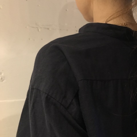 コットンネル バンドカラーシャツ COMOLI_d0364239_16293045.jpg