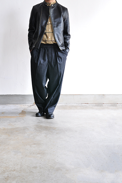 HAVERSACK　 W/C Easy Wide Pants (Charcoal)_d0120442_13432559.jpg