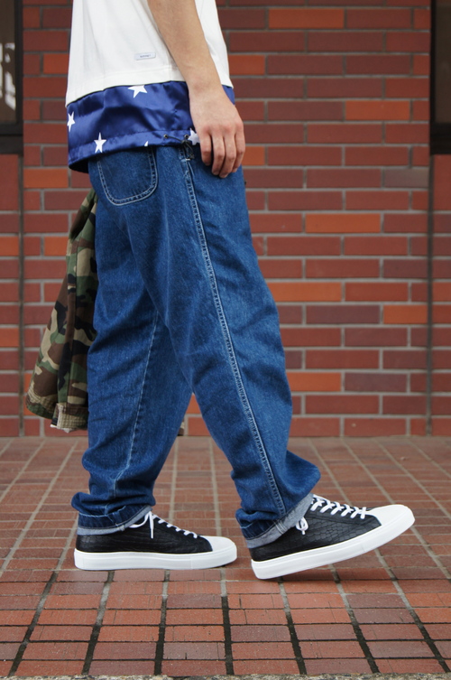 SOPHNET. & UE - KUNG FU JACKET & DENIM WIDE EASY PANT._c0079892_19303354.jpg